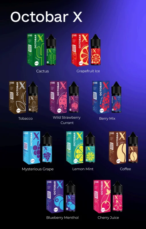 Octobar 30мл набор компонентов для pod систем